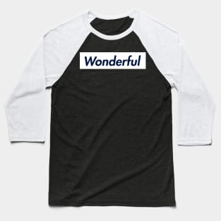 SUPER LOGO WONDERFUL Baseball T-Shirt